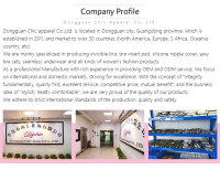 Dongguan Chic Apparel Co., Ltd.